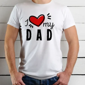 amo mio papà camicia